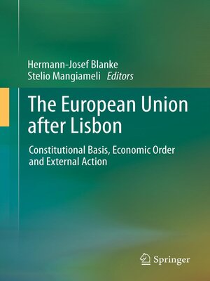 cover image of The European Union after Lisbon